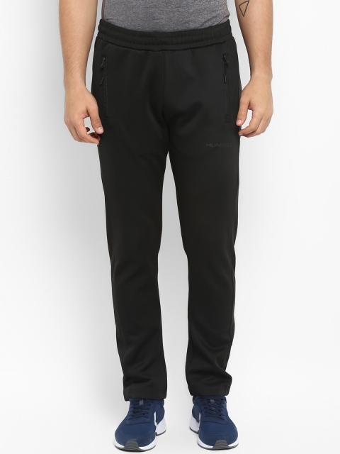 

hummel Men Black Solid Track Pants