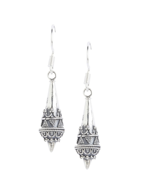 

ahilya 92.5 Sterling Silver Geometric Drop Earrings