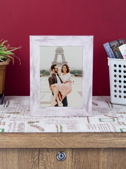 

WISHTANK Pink Solid Table Top Photo Frame