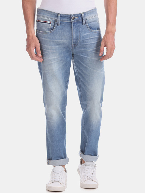 

U.S. Polo Assn. Men Blue Slim Fit Mid-Rise Clean Look Stretchable Jeans