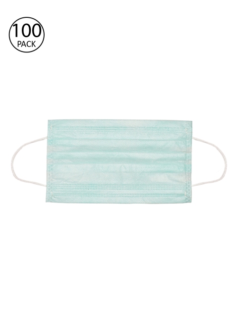 

SWAYAM Men 100 Pcs Green 3-Ply Disposable Surgical Face Masks, Sea green