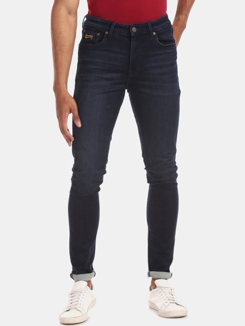 

Aeropostale Men Blue Skinny Fit Mid-Rise Clean Look Jeans