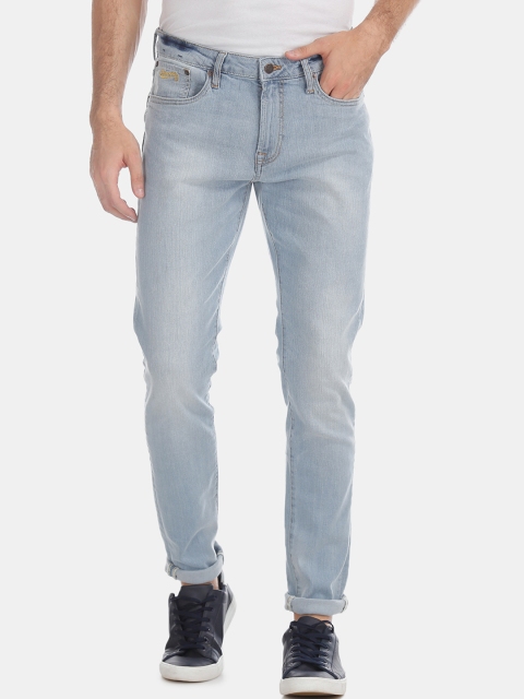 

Aeropostale Men Blue Skinny Fit Mid-Rise Clean Look Stretchable Jeans