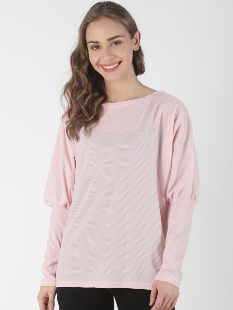 

Blue Saint Women Pink Solid Pullover Sweater