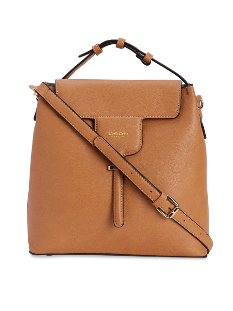 

bebe Brown Solid Sling Bag