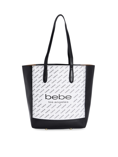 

bebe Black & White Printed Shoulder Bag