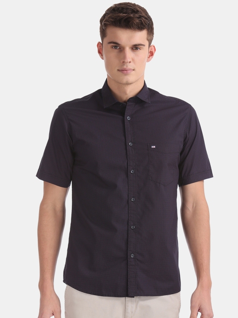 

Arrow Sport Men Navy Blue Regular Fit Printed Casual Shirt