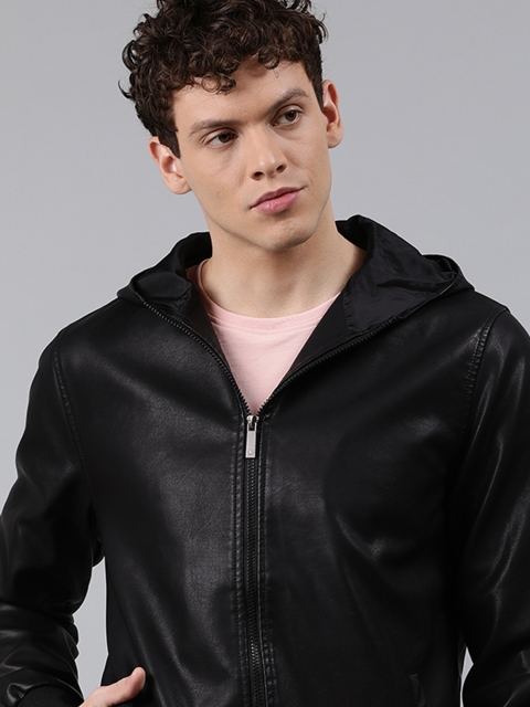 

WROGN Men Black Solid Tailored Jacket