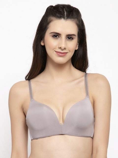 

PrettyCat Taupe Solid Non-Wired Non Padded T-shirt Bra PC-BR-6009-MOUS