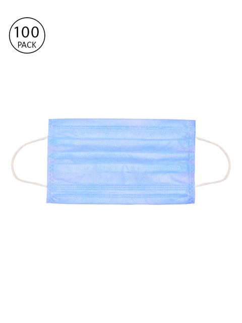 

ABELINO 100 Pcs 3 Ply Blue Disposable Surgical Mask