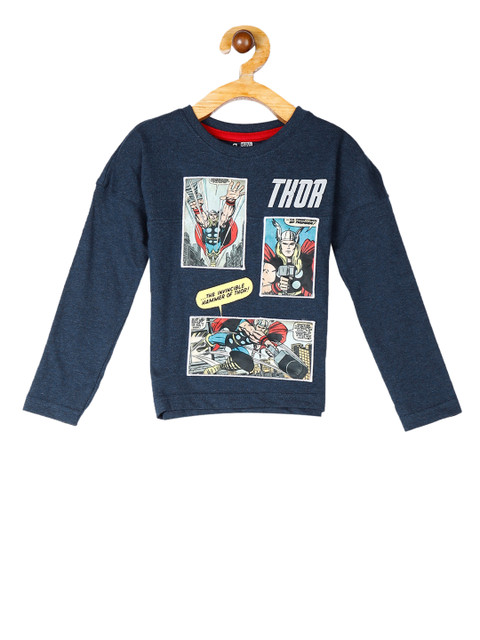 

Colt Boys Blue Thor Printed Round Neck T-shirt