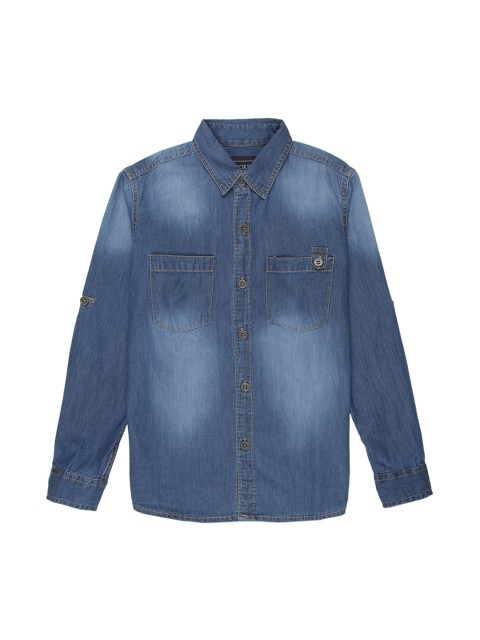 

Cherokee Boys Blue Regular Fit Faded Casual Shirt