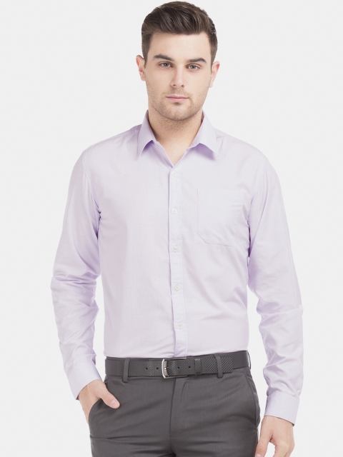 

Excalibur Men Lavender Regular Fit Solid Formal Shirt