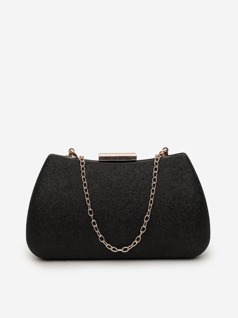 

20Dresses Black Solid Box Clutch
