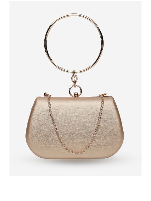 

20Dresses Gold-Toned Solid Clutch