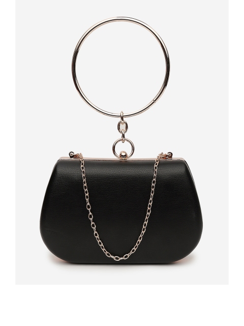 

20Dresses Black Solid Box Clutch