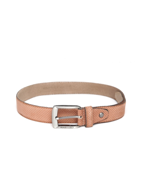 

Harvard Men Brown Textured Genuine Leather Belt