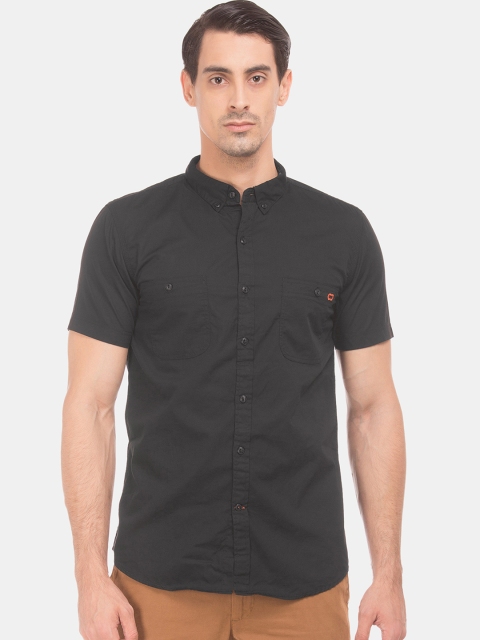 

Colt Men Black Solid Casual Shirt