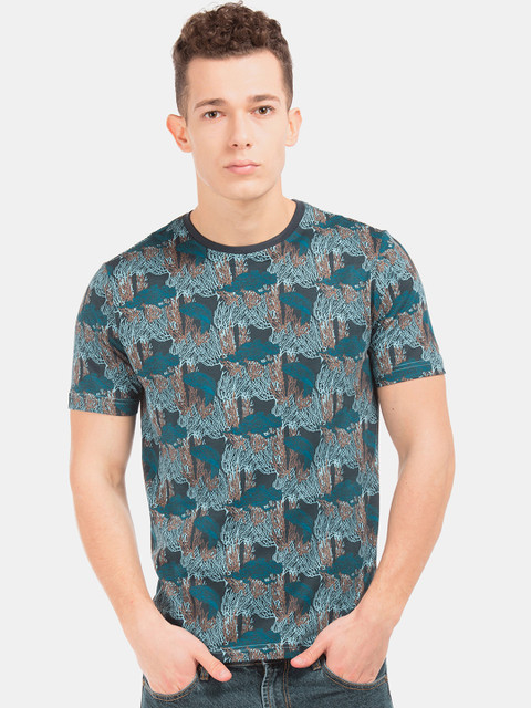 

Cherokee Men Multicoloured Printed Round Neck T-shirt, Multi