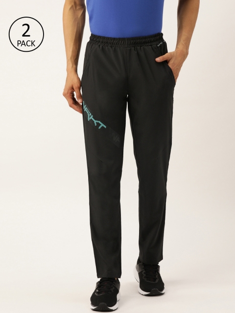 

Sweet Dreams Men Pack of 2 Black Solid Track Pants