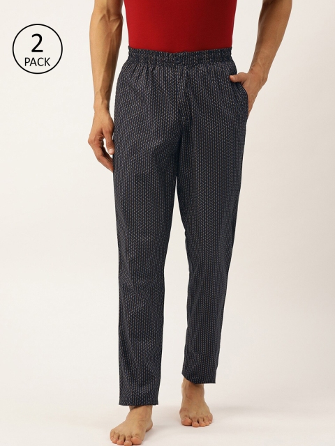 

Sweet Dreams Men Pack of 2 Assorted Printed Lounge Pants