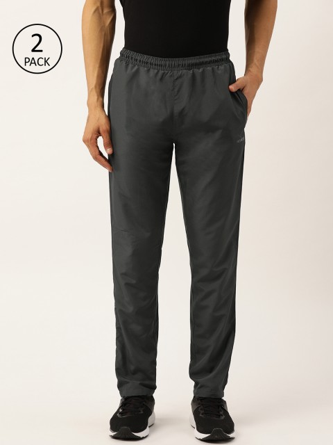 

Sweet Dreams Pack of 2 Charcoal Grey Solid Straight Fit Track Pants