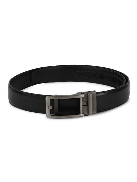 

Allen Solly Men Black Leather Solid Belt