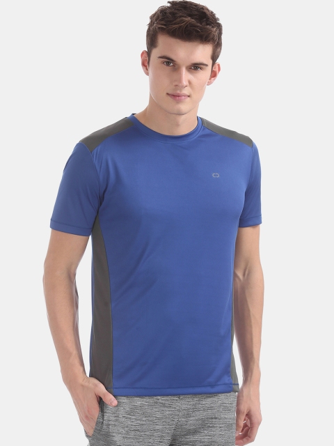 

Colt Men Blue Colourblocked Round Neck T-shirt