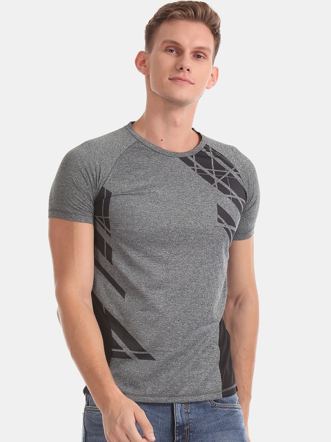 

Colt Men Grey Printed Round Neck T-shirt