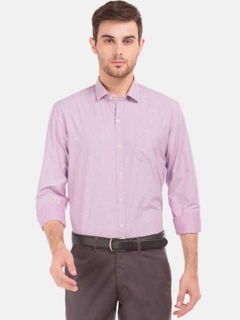 

Excalibur Men Lavender Classic Regular Fit Solid Formal Shirt