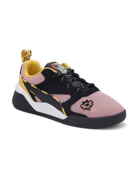 

Puma Women Pink & Black Solid Aeon Sue Tsai Sneakers
