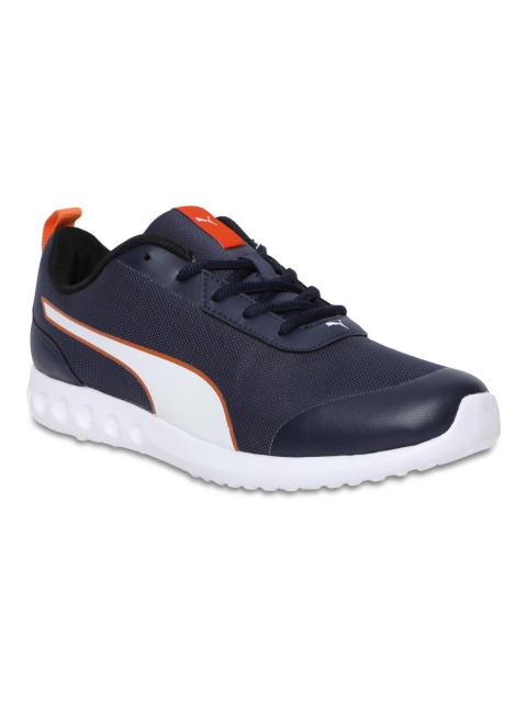 

Puma Men Navy Blue Solid HappyFeetv2 IDP Running Shoes