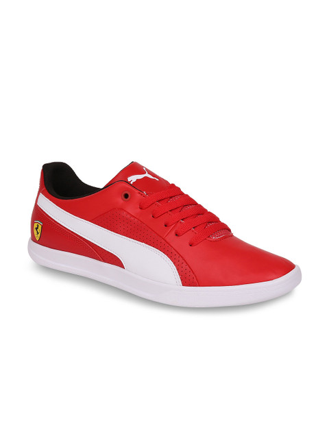 

Puma Men Red & White SF Selezione Rosso Corsa Sneakers