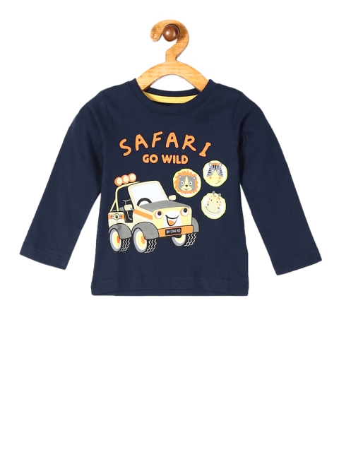 

Donuts Boys Blue Printed Round Neck T-shirt