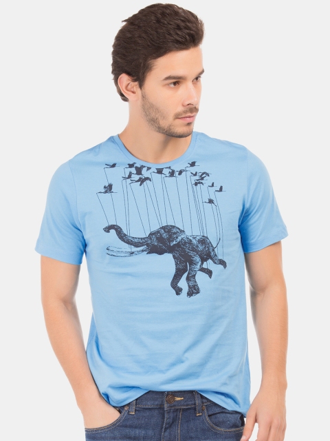 

Colt Men Blue Printed T-shirt
