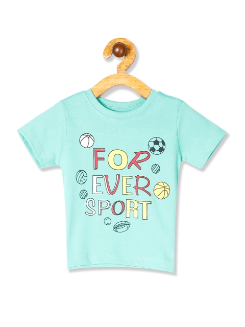 

Donuts Boys Blue Printed Round Neck T-shirt