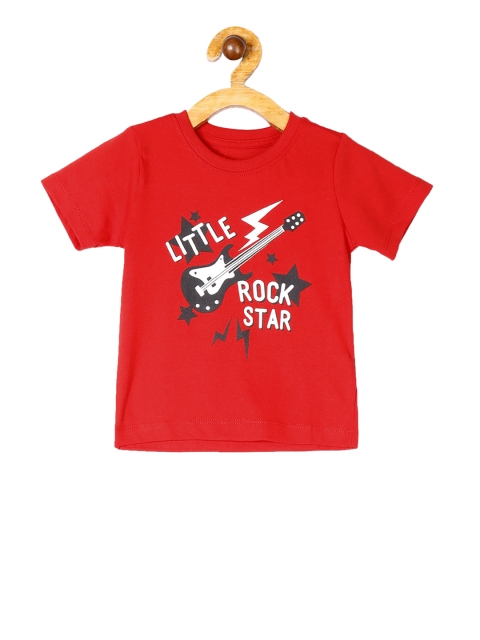 

Donuts Boys Red Printed Round Neck T-shirt