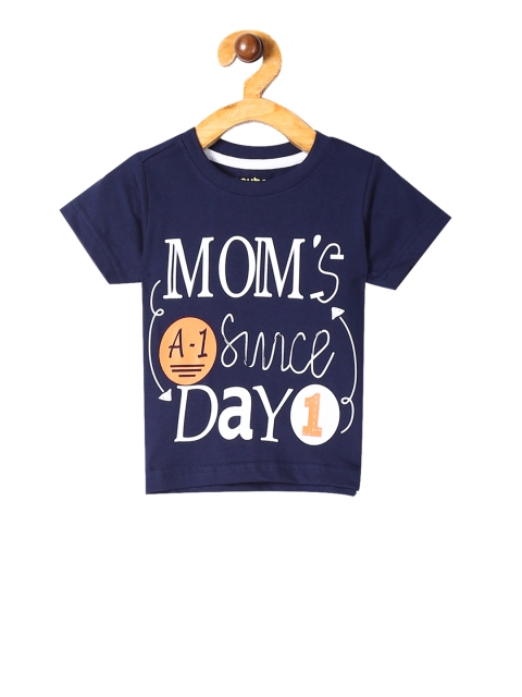 

Donuts Boys Navy Blue Printed Round Neck T-shirt