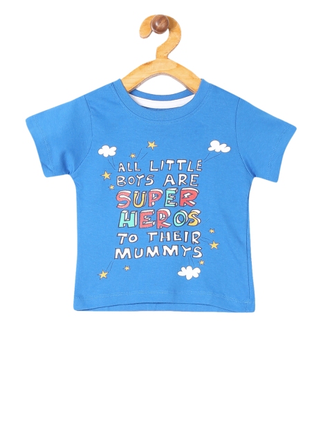 

Donuts Boys Blue Printed Round Neck T-shirt