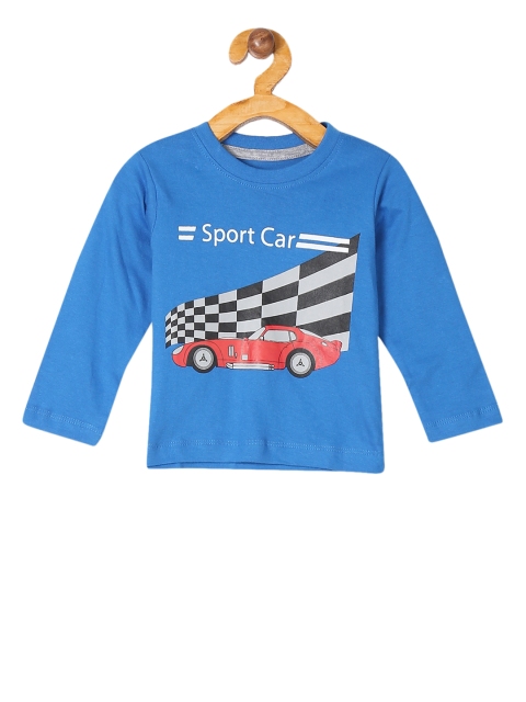 

Donuts Boys Blue Printed Round Neck T-shirt