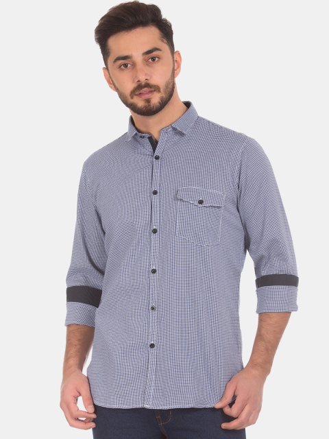 

Ruggers Men Multicoloured Regular Fit Solid Casual Shirt, Multi
