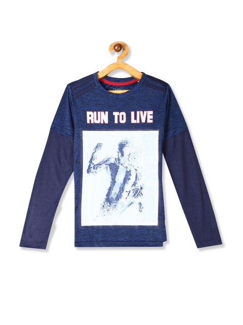 

Cherokee Boys Blue Printed Round Neck T-shirt
