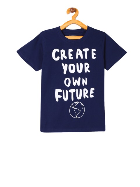 

Cherokee Boys Blue Printed Round Neck T-shirt
