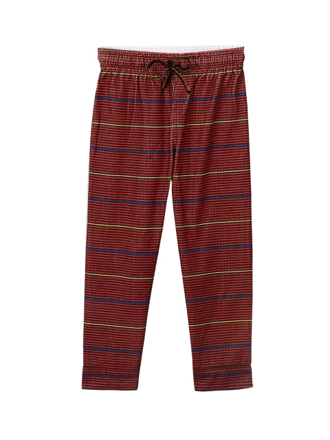 

Cherry Crumble Kids Maroon Striped Lounge Pants