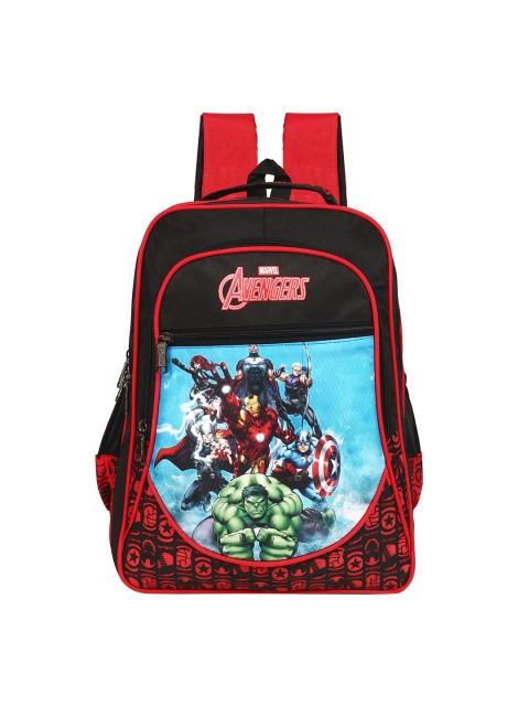

Priority Boys Black & Red Avengers Print Backpack