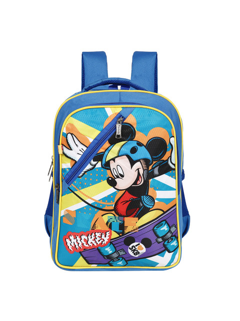 

Priority Boys Blue Mickey Mouse Printed Backpack