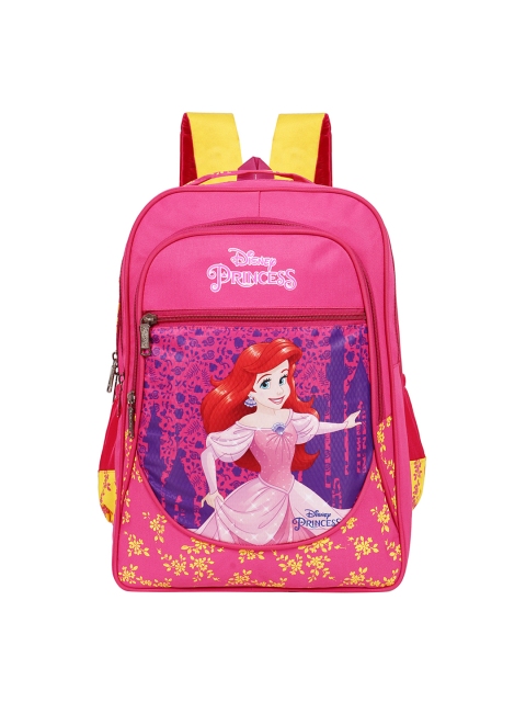 

Priority Girls Pink Disney Princess Ariel Printed Backpack