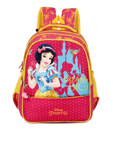 

Priority Girls Pink & Yellow Disney Princess Snow White Print Backpack
