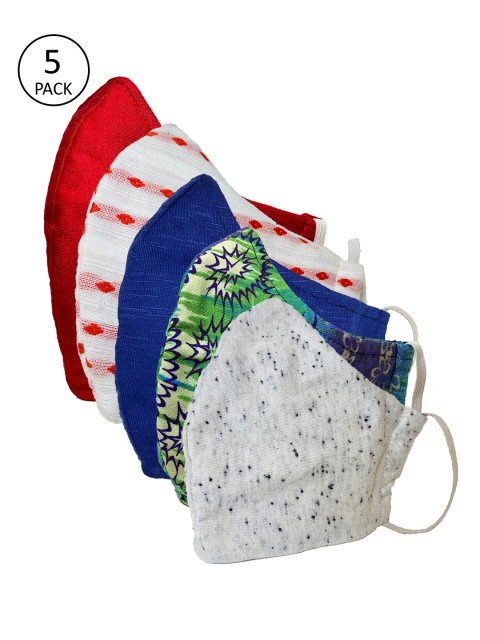 

Sera Kids 5 Pcs 3-Ply Reusable Outdoor Fabric Masks, Multi