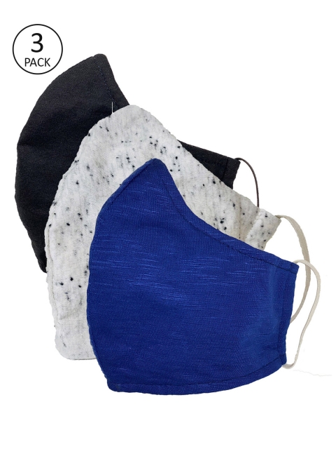

Sera Kids 3 Pcs 3-Ply Reusable Outdoor Fabric Masks, Blue